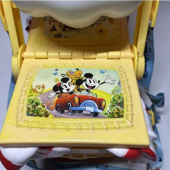 Disney Parks Mickey Minnie Runaway Railway Popcorn Bucket Picnic Basket factory - Picture 3 of 9